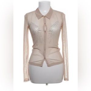 Rhinestone Zara Top, size M but fits like Small or X-Small